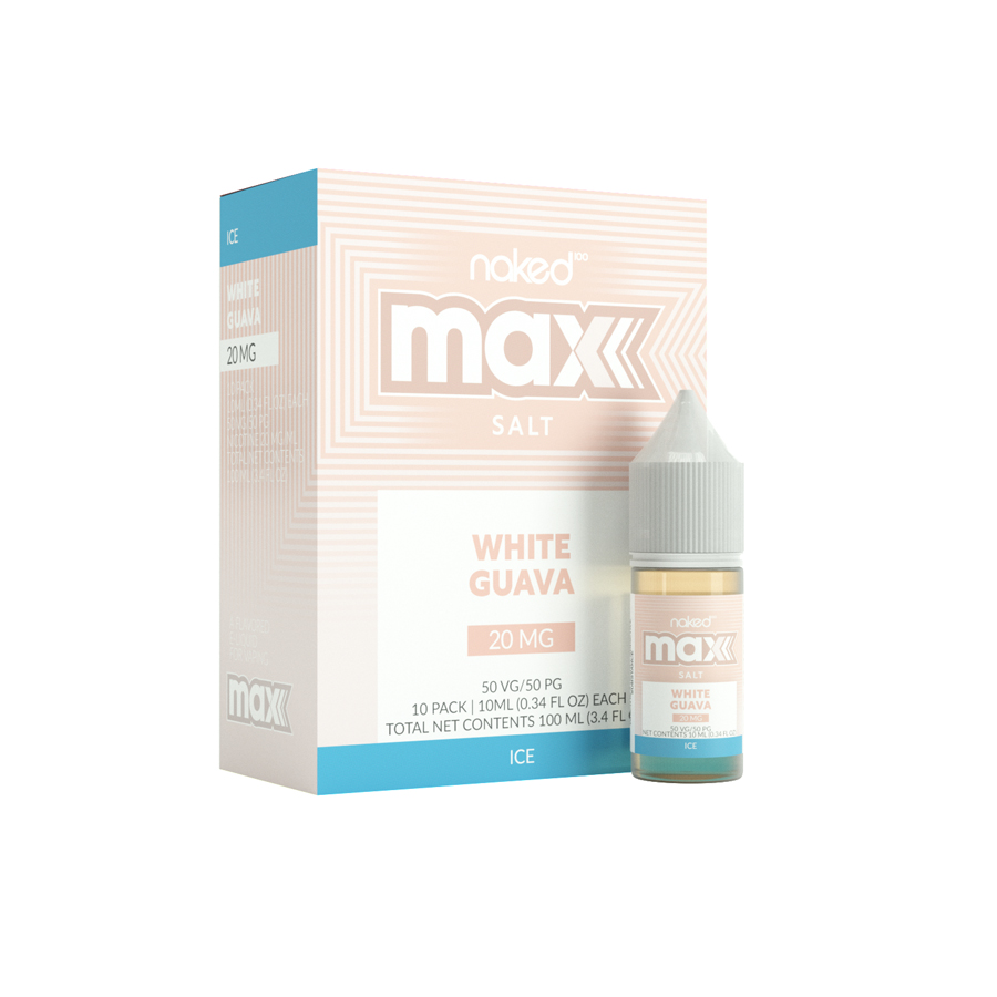 Жидкость Naked MAX SALT - Ice-WhiteGuava, 10 мл