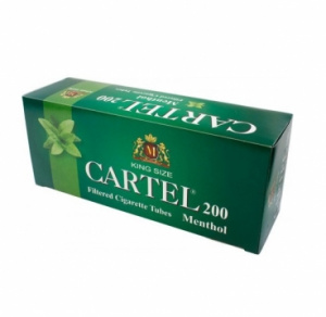 Гильзы сигаретные CARTEL Menthol Filter 200 шт