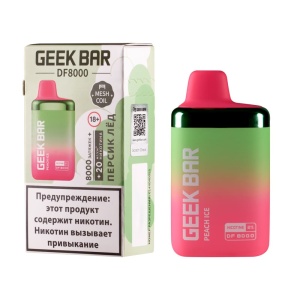 Одноразовый Pod Geek Bar DF8000 - Персик Лёд