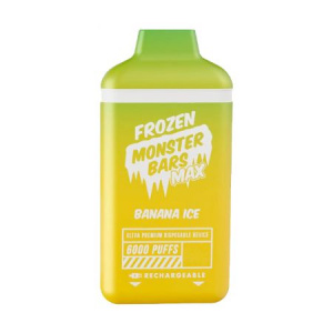 Одноразовый POD Monster Bars V2 6000 - Banana ICE (МТ)