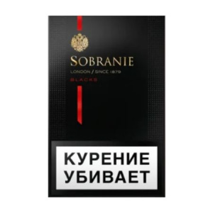 Сигареты с/ф SOBRANIE BLACKS MT