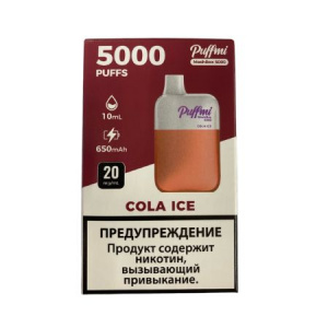 Одноразовый POD PUFFMI DX5000 MeshBox - Cola Ice Gold