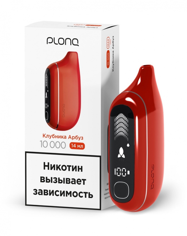 Одноразовый POD PLONQ MAX PRO - Клубника Арбуз