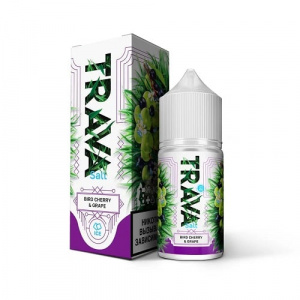 Жидкость TRAVA Salt - Brid Cherry Grape (черемуха виноград лед), 30 мл