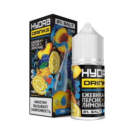 Жидкость HYDRA DRINKS Salt - Peach Berry Lemonade