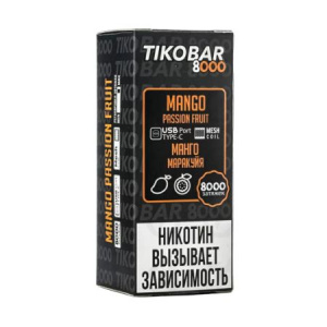 Одноразовый Pod TIKOBAR 8000 - Mango Passionfriut