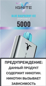 Одноразовый Pod IGNITE 5000 V5 - Blue Raspberry ice