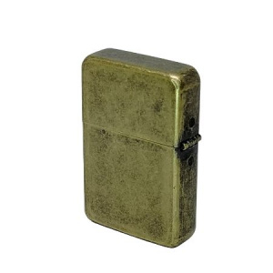 Зажигалка бензиновая FARO (под Zippo) латунь антик Z16