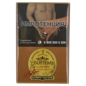 Сигареты с/ф Bohem Cigar Mini Original Blend