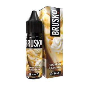 Жидкость Brusko Salt (Chubby) Чизкейк с бананом