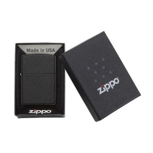 Зажигалка бензиновая ZIPPO 236 Classic BLACK CRACKLE