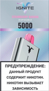 Одноразовый Pod IGNITE 5000 V5 - Strawberry Banana