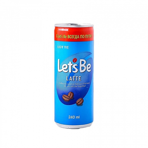 Кофейный напиток Lotte Let&#039;s be Latte 240 мл ж/б