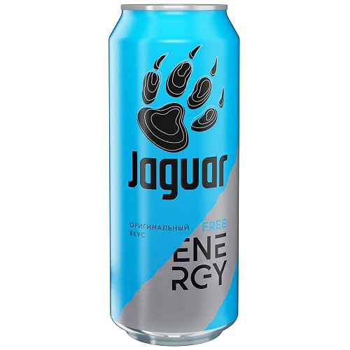 Энерг.напиток Jaguar Free 0,5л ж/б (М)