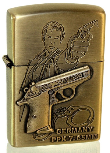 Зажигалка бензиновая JIANTAI SMOKING SET, в асс.