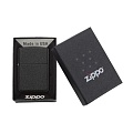 Зажигалка бензиновая ZIPPO 236 Classic BLACK CRACKLE