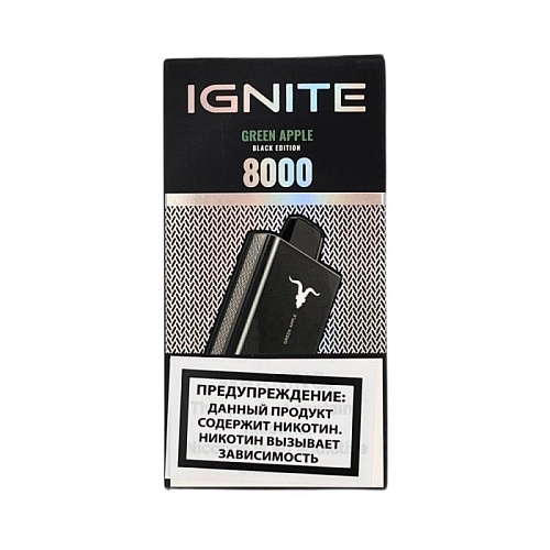 Одноразовый Pod IGNITE 8000 V80 - Green Apple