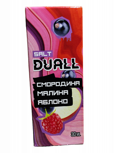 Жидкость DUALL SALT - Смородина малина яблоко